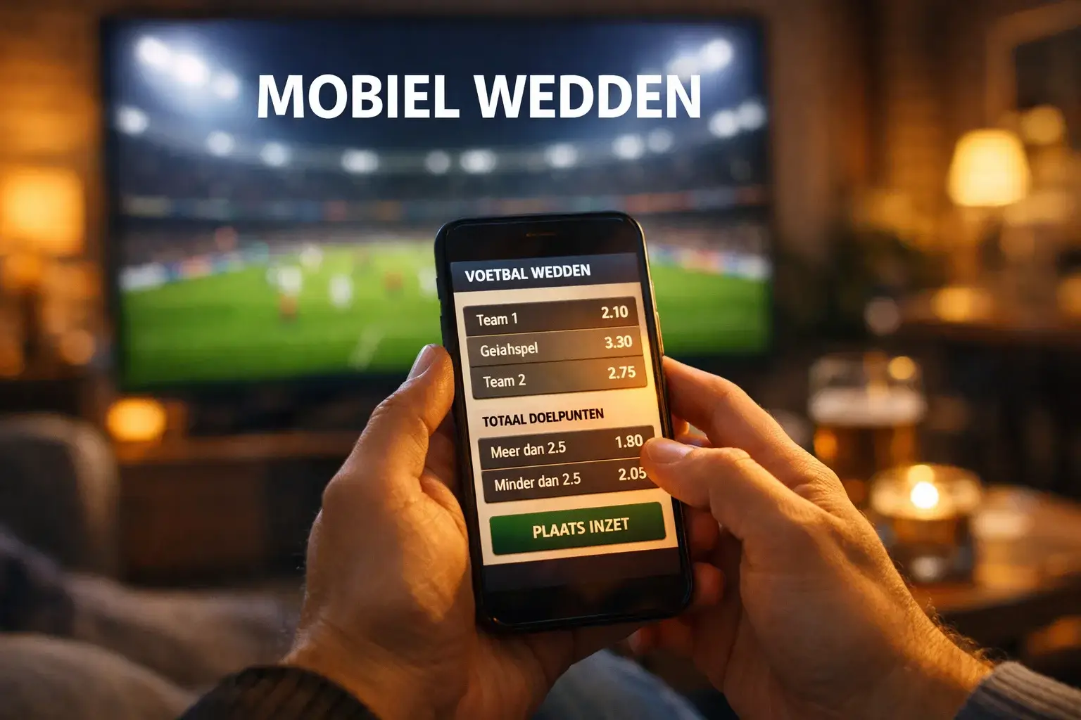 Mobiel wedden Champions League